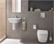 GROHE Унитаз подвесной безободковый компактный Euro Ceramic 39206000 альпин-белый + сиденье с микролифтом 39330001 Распродажа 68664 - фото 350245