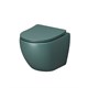 GROSSMAN Унитаз GR-4455OLMS Color (485х360х375) ЗЕЛЕНЫЙ матовый подвеснойбезободковый с тонкой крышкой GR-4455OLMS - фото 350290