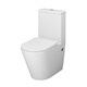 GROSSMAN Унитаз напольный Color GR-4480MS (620х365х810) безободковый,белый матовый с тонкой крышкой,микролифт,2 места GR-4480MS - фото 350320