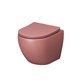 GROSSMAN Унитаз GR-4455PIMS Color (495х365х375) РОЗОВЫЙ матовый подвеснойбезободковый с тонкой крышкой GR-4455PIMS - фото 350327