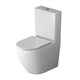 GROSSMAN Унитаз напольный GR-4407SQ (660х390х855) безободковый,белый с тонкой крышкой,микролифт,смыв торнадо,2 места GR-4407SQ - фото 350387