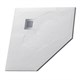 GROSSMAN Strong Душевой поддон GR-S19090D (90х90х2,5) из искусственного камня,трапеция,белый GR-S19090D - фото 350651