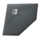 GROSSMAN Strong Душевой поддон GR-S29090D (90х90х2,5) из искусственного камня,трапеция,графит GR-S29090D - фото 350653