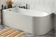 AZARIO Ванна акриловая LUTON 1700x800x580 пристенная, в комплекте с сифоном и металлической рамой, левая, белая (LUT17080 L) LUT17080 L - фото 350842