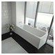 AZARIO Ванна акриловая BELLA прямоугольная 165*70 см (AV.0020165) AV.0020165 - фото 351040