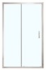AZARIO Душевая дверь  MILTON 1400х2000 L/R, прозрачное стекло 6 мм, цвет профиля серебро (AZ-ND6121 1400), двери раздвижные AZ-ND6121 1400 - фото 351516