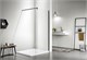 AZARIO Душевая перегородка  CHICAGO Walk-in 800x1950 прозрачное стекло 8 мм, покрытие EASY CLEAN, цвет профиля черный (AZ-NAR6310 800 Black) AZ-NAR6310 800 Black - фото 351645