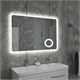 AZARIO Зеркало Эльза 800х550, LED-подсветка с диммером, сенсорный выключатель (ФР-00002156) ФР-00002156