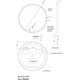 AZARIO Зеркало Aurora D600 с подсветкой, сенсорный выключатель с функцией диммера, алюминиевая черная рама (AZ-Z-011CS) AZ-Z-011CS - фото 351883