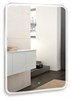 AZARIO Зеркало Стив 685х915, LED-подсветка с диммером, сенсорный выключатель (ФР-00001480) ФР-00001480 - фото 352016