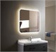 AZARIO Зеркало Стив 800х680, LED-подсветка с диммером, сенсорный выключатель (ФР-00001137) ФР-00001137 - фото 352022