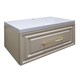 AZARIO Тумба LAURA 80/1 подвесная КАШЕМИР (БЕЗ РАКОВИНЫ CLASSIK 80) ручка ЗОЛОТО (CS00096950), цвет Кашемир CS00096950 - фото 352125