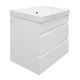 AZARIO Тумба Эстима 50/2 подвесная БЕЗ РАКОВИНЫ Monte 50 (CS00094628), цвет белый CS00094628