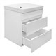 AZARIO Тумба Эстима 50/2 подвесная БЕЗ РАКОВИНЫ Monte 50 (CS00094628), цвет белый CS00094628