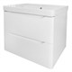 AZARIO Комплект Тумба LOTOS 60/2 615*480*570 подвесная с раковиной Monte 60 (CS00083929), цвет белый CS00083929 - фото 352485