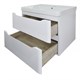 AZARIO Комплект Тумба LOTOS 60/2 615*480*570 подвесная с раковиной Monte 60 (CS00083929), цвет белый CS00083929 - фото 352487