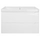 AZARIO Комплект Тумба LOTOS 80/2 815х480х570 подвесная с раковиной Monte 80 (CS00083931), цвет белый CS00083931 - фото 352496