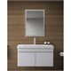 AZARIO Зеркало-шкаф Киото 50 (535х750) c подсветкой и диммером (LED-00002357), цвет белый LED-00002357 - фото 352654