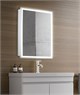 AZARIO Зеркало-шкаф Киото 50 (535х750) c подсветкой и диммером + часы (LED-00002356), цвет белый LED-00002356 - фото 352658