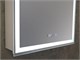 AZARIO Зеркало-шкаф Киото 60 (600х800) c подсветкой и диммером + часы (LED-00002358), цвет белый LED-00002358 - фото 352670