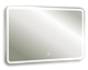 AZARIO Зеркало Давид 800х550 c подсветкой и диммером, сенсорный выключатель (LED-00002533) LED-00002533 - фото 352736