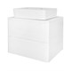 AZARIO Тумба LOTOS 60/2 600х460х500 подвесная, без раковины, белый глянцевый (CS00084142), цвет белый CS00084142 - фото 352825