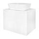 AZARIO Тумба LOTOS 60/2 600х460х500 подвесная, без раковины, белый глянцевый (CS00084142), цвет белый CS00084142 - фото 352826