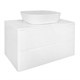 AZARIO Тумба LOTOS 80/2 800х460х500 подвесная, без раковины, белый глянец (CS00084144), цвет белый CS00084144 - фото 352841