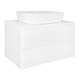 AZARIO Тумба LOTOS 80/2 800х460х500 подвесная, без раковины, белый глянец (CS00084144), цвет белый CS00084144 - фото 352842