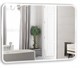 AZARIO Зеркало Стив-3 1000х800 c подсветкой и диммером, сенсор выкл+подогрев+часы (ФР-00001650) ФР-00001650 - фото 353188