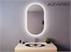 AZARIO Зеркало Alone Arco 600х1000 влагостойкое с подсветкой, сенсорный выключатель с функцией диммера (CS00078967) CS00078967 - фото 353382