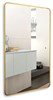 AZARIO Зеркало INCANTO 600х1000 бесконтактный сенсор, подсветка с диммером, цвет золото (LED-00002558) LED-00002558 - фото 353396