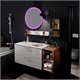 AZARIO Зеркало Perla neo - RGB D770 сенсорный выключатель, мультицвет (LED-00002610) LED-00002610 - фото 353421
