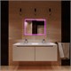 AZARIO Зеркало Livia-RGB 800х600 сенсорный выключатель с функцией диммера, мульти-цвет (LED-00002638) LED-00002638 - фото 353446