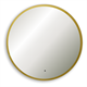 AZARIO Зеркало Monaco-GOLD d770 бесконтактный сенсор, золотая рамка (LED-00002766) LED-00002766 - фото 353502