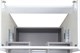 AZARIO Комплект тумба Velluto 60 600х450х660 подвесная, с раковиной Slim 60, белый матовый (CS00088601), цвет белый матовый CS00088601 - фото 353606