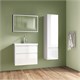 AZARIO Комплект тумба Velluto 60 600х450х660 подвесная, с раковиной Slim 60, белый матовый (CS00088601), цвет белый матовый CS00088601 - фото 353613