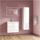 AZARIO Комплект тумба Velluto 60 600х450х660 подвесная, с раковиной Slim 60, белый матовый (CS00088601), цвет белый матовый CS00088601 - фото 353614