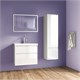 AZARIO Комплект тумба Velluto 60 600х450х660 подвесная, с раковиной Slim 60, белый матовый (CS00088601), цвет белый матовый CS00088601 - фото 353615
