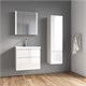 AZARIO Комплект тумба Velluto 80 800х450х660 подвесная, с раковиной Slim 80, белый матовый (CS00088603), цвет белый матовый CS00088603 - фото 353643