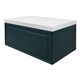 AZARIO Комплект Тумба Belloni 80 795х450х400 подвесная, механизм открывания Push to Open, с раковиной Астория 80, зеленый (CS00098082), цвет Зеленый CS00098082 - фото 353719