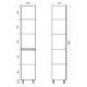 AZARIO Пенал Viola 40 400х320х1900 напольный, фисташковый (CS00096745), цвет фисташковый CS00096745 - фото 353840