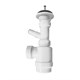 AZARIO Раковина подвесная Ritsa 801х503х95 над стиральной машиной, белый (CS00093810) CS00093810 - фото 354470