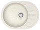 AZARIO Кухонная мойка Light 575х440х215) искусственный мрамор, цвет Хлопок (CS00079921) CS00079921 - фото 355083