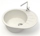 AZARIO Кухонная мойка Light 575х440х215) искусственный мрамор, цвет Хлопок (CS00079921) CS00079921 - фото 355084