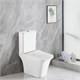 AZARIO Унитаз-компакт  AVERO 660x360х820 напольный, безободковый со смывным механизмом Geberit, бачком и сиденьем микролифт (AZ-1213A-G) AZ-1213A-G - фото 355185