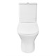 AZARIO Унитаз-компакт  Verde 650х380х790 напольный, безободковый, с быстросъемным сиденьем микролифт (AZ-8220) AZ-8220 - фото 355321