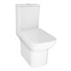 AZARIO Унитаз-компакт  Alba 620х405х805 напольный, безободковый, с сиденьем микролифт (AZ-8323) AZ-8323 - фото 355446