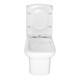 AZARIO Унитаз-компакт  Alba 620х405х805 напольный, безободковый, с сиденьем микролифт (AZ-8323) AZ-8323 - фото 355449