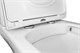 AZARIO Унитаз-компакт  Alba 620х405х805 напольный, безободковый, с сиденьем микролифт (AZ-8323) AZ-8323 - фото 355452